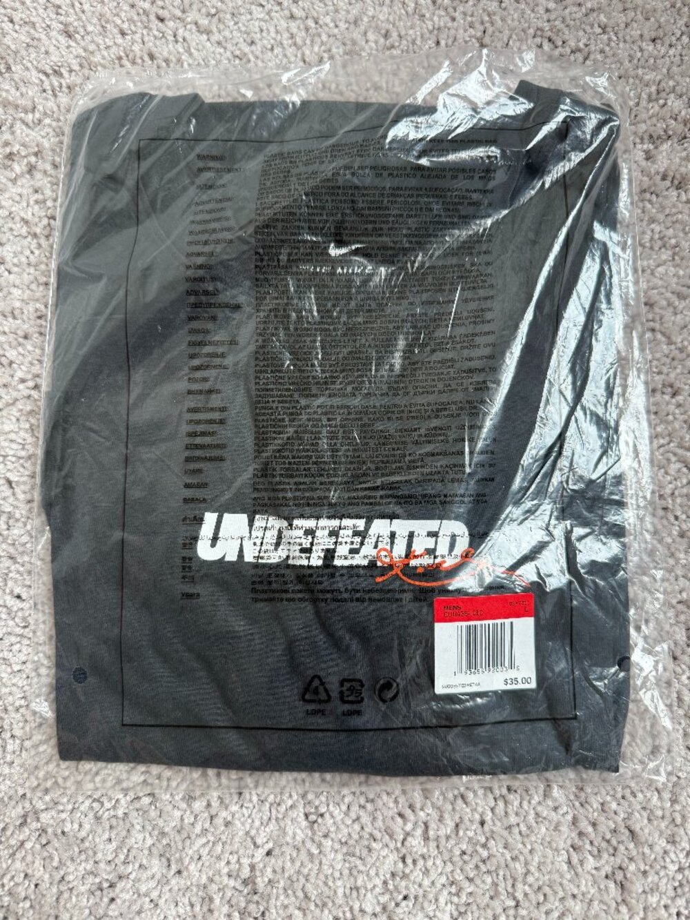 Nike x Undefeated Kobe T-shirt
